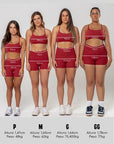 Shorts Perpétua 2" Red Dark — foto 5