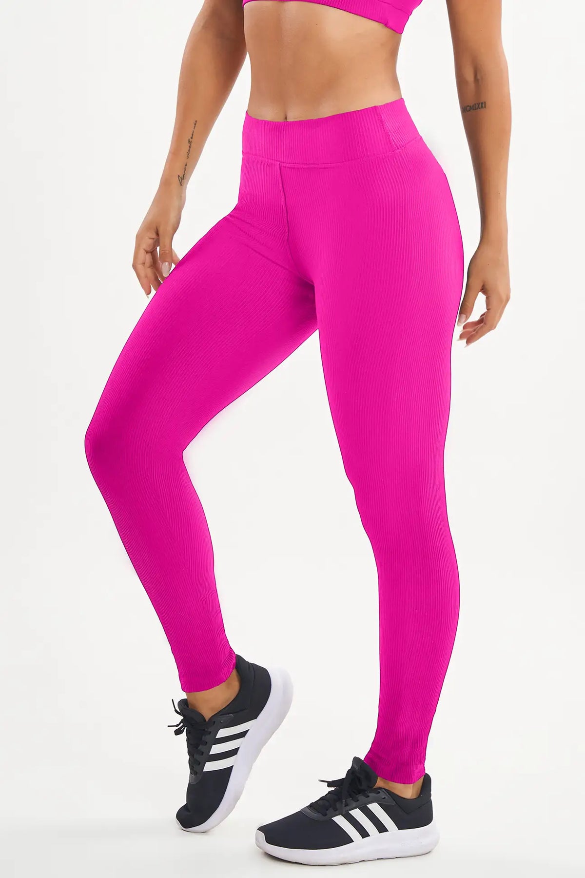 Legging Perpétua Rosa Pink Canelado — foto 4