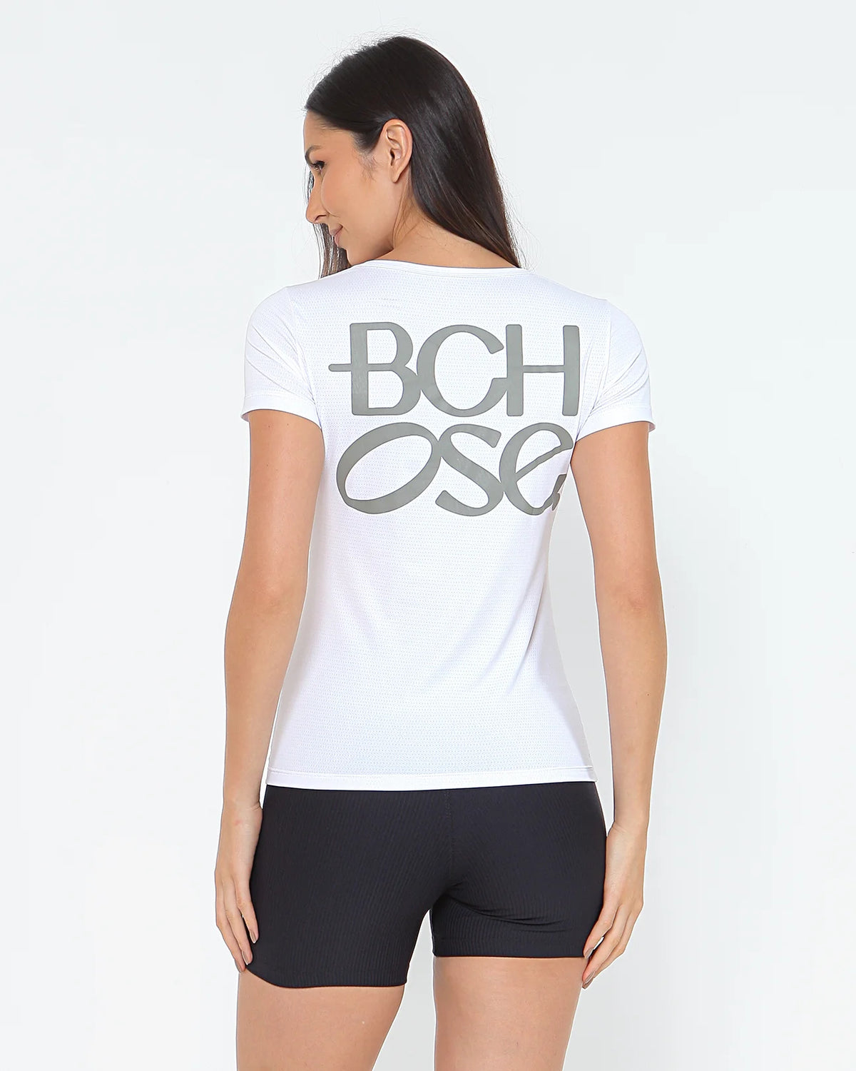 Blusa Dry Bchose Branco / Bege — foto 2
