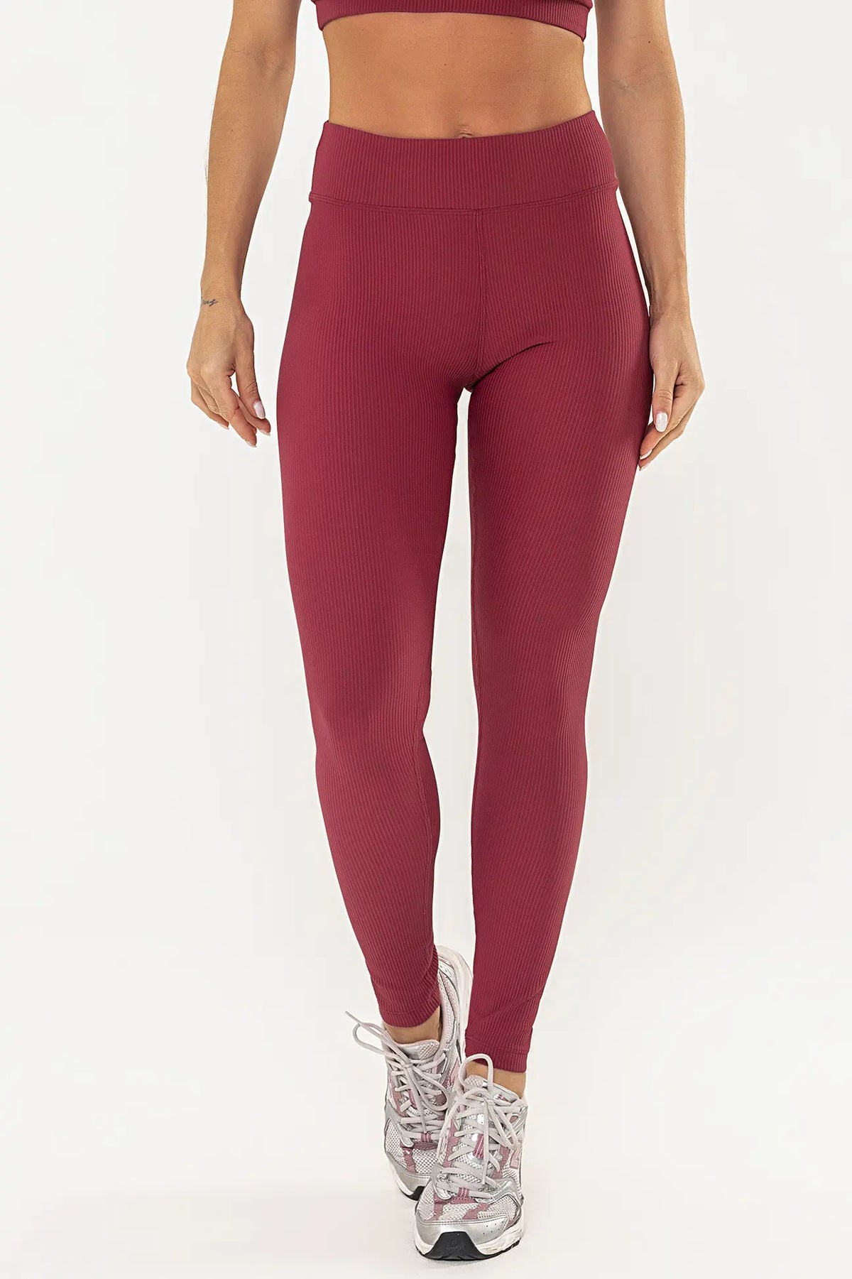 Legging Perpétua Cranberry Canelado — foto 1