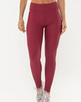 Legging Perpétua Cranberry Canelado — foto 1