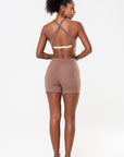 Top Hibisco Castanho / Cream — foto 6