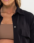 Camisa Violeta Preto — foto 3