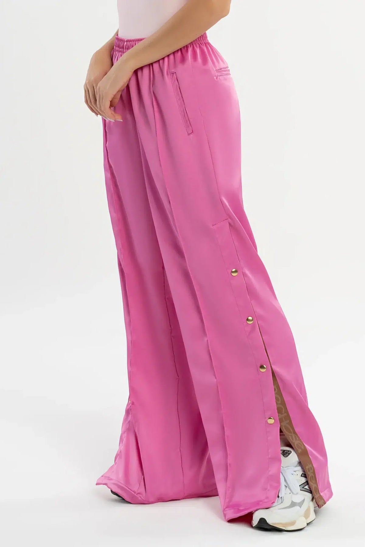 Calça Dália Rosa Acetinado — foto 4