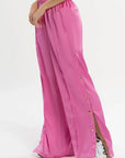 Calça Dália Rosa Acetinado — foto 4