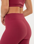Shorts Peônia Cranberry Canelado — foto 4