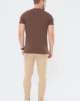 Camiseta Casual Tech Marrom — foto 7