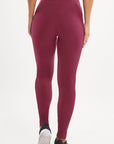 Legging Peônia Cranberry Canelado — foto 2