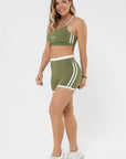 Shorts Dália Verde / Branco — foto 5