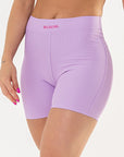 Shorts Peônia Lilás Canelado — foto 4