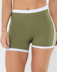 Shorts Dália Verde / Branco — foto 1