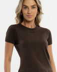 Blusa Pima Dália Brown — foto 4
