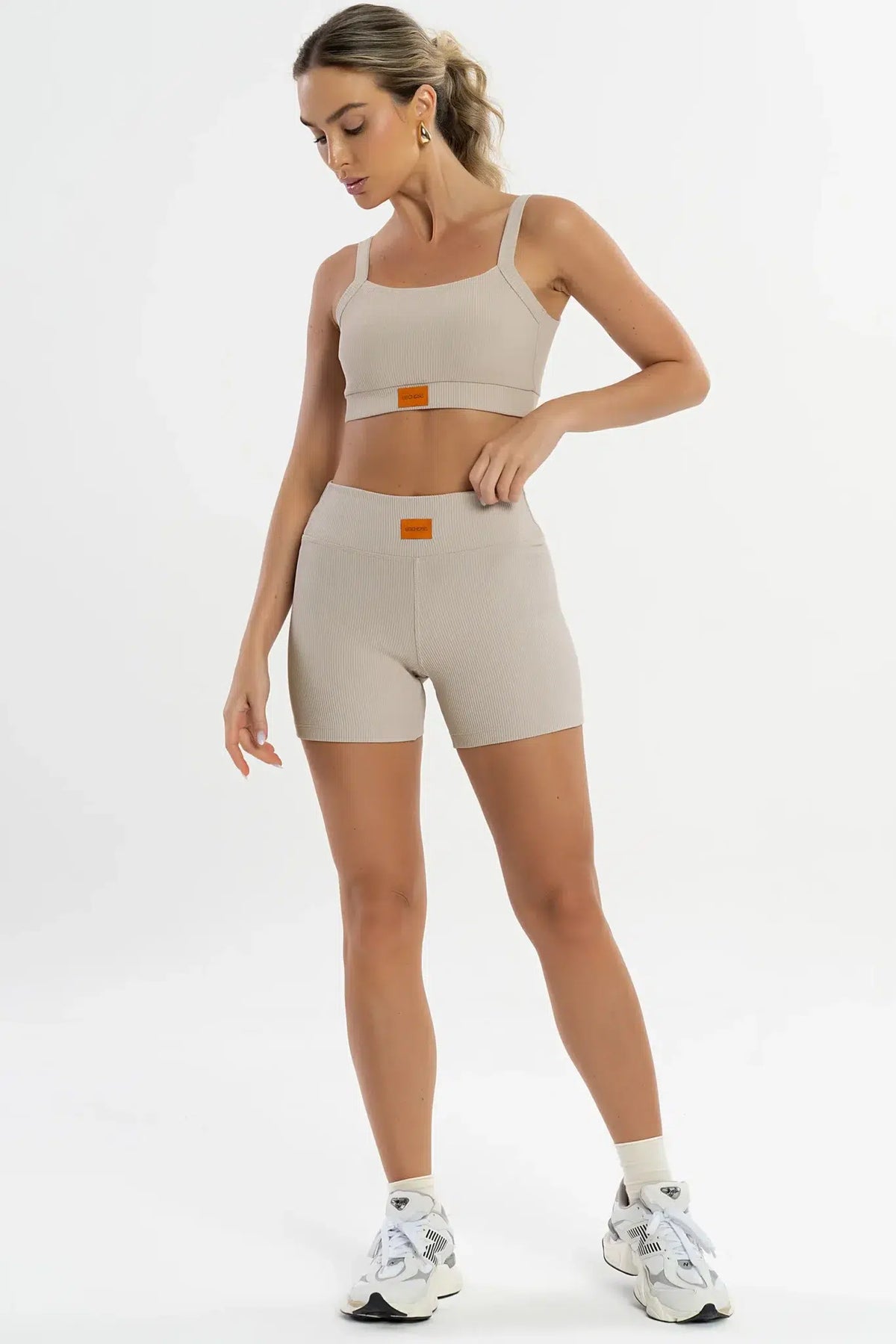 Shorts Perpétua Kraft Canelado — foto 5