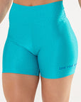 Shorts Perpétua Azul Piscina Glow — foto 1