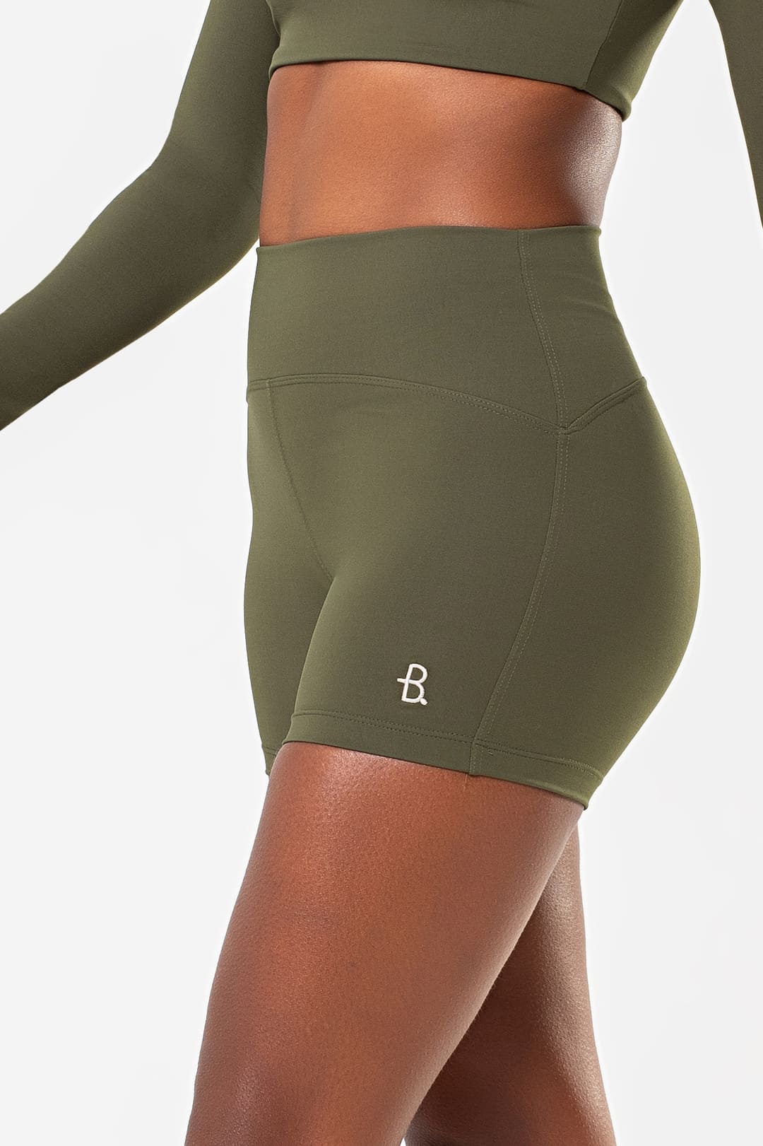Shorts Lótus Verde Exército — foto 4