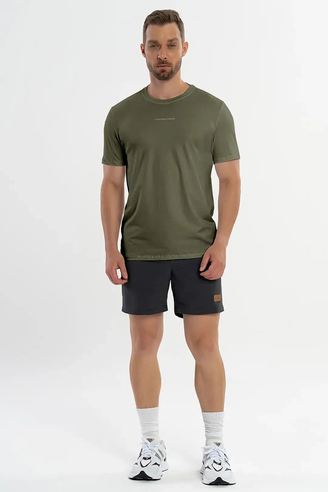 Camiseta Pima Carvalho Verde Croco — foto 6