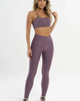 Legging Hibisco Rosa Satin — foto 6