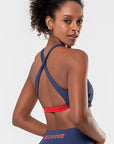 Top Hibisco Vermelho / Azul College — foto 4