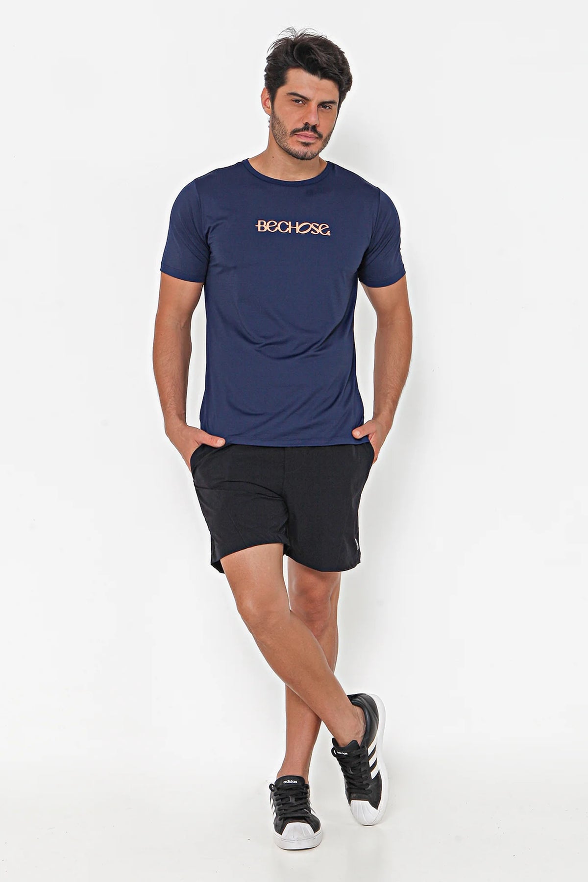 Camiseta Dry Bchose Marinho / Laranja — foto 4