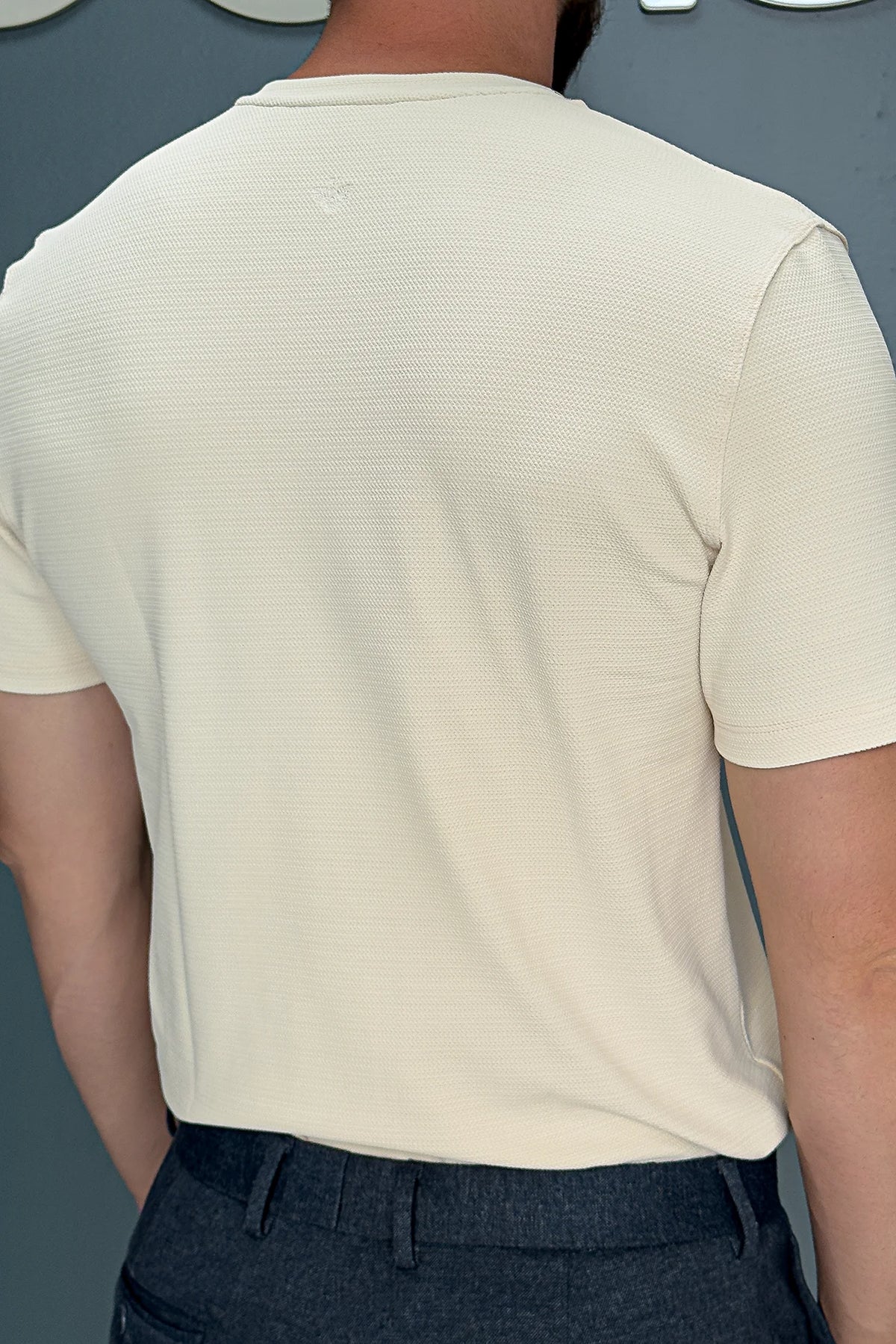 Camiseta Casual Tech Cream — foto 2