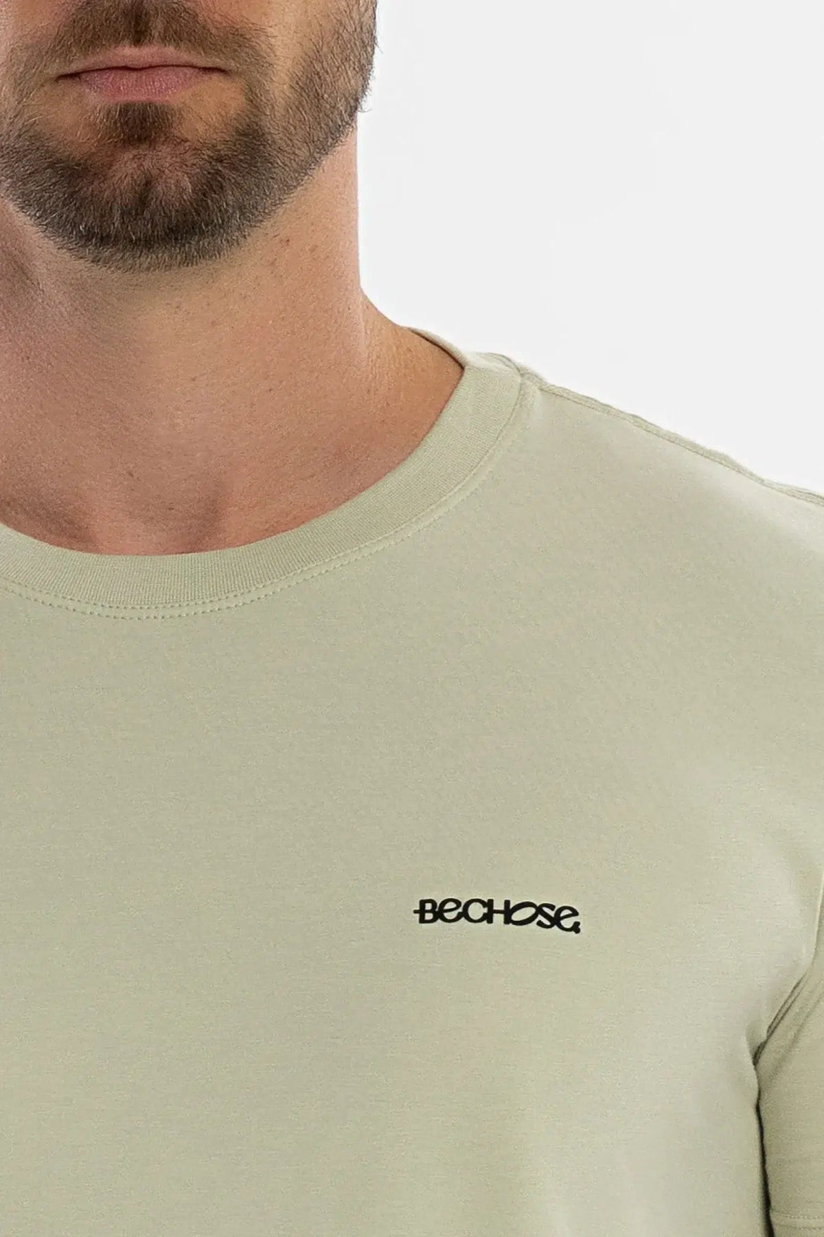 Camiseta Pima Carvalho Moss Gray — foto 3