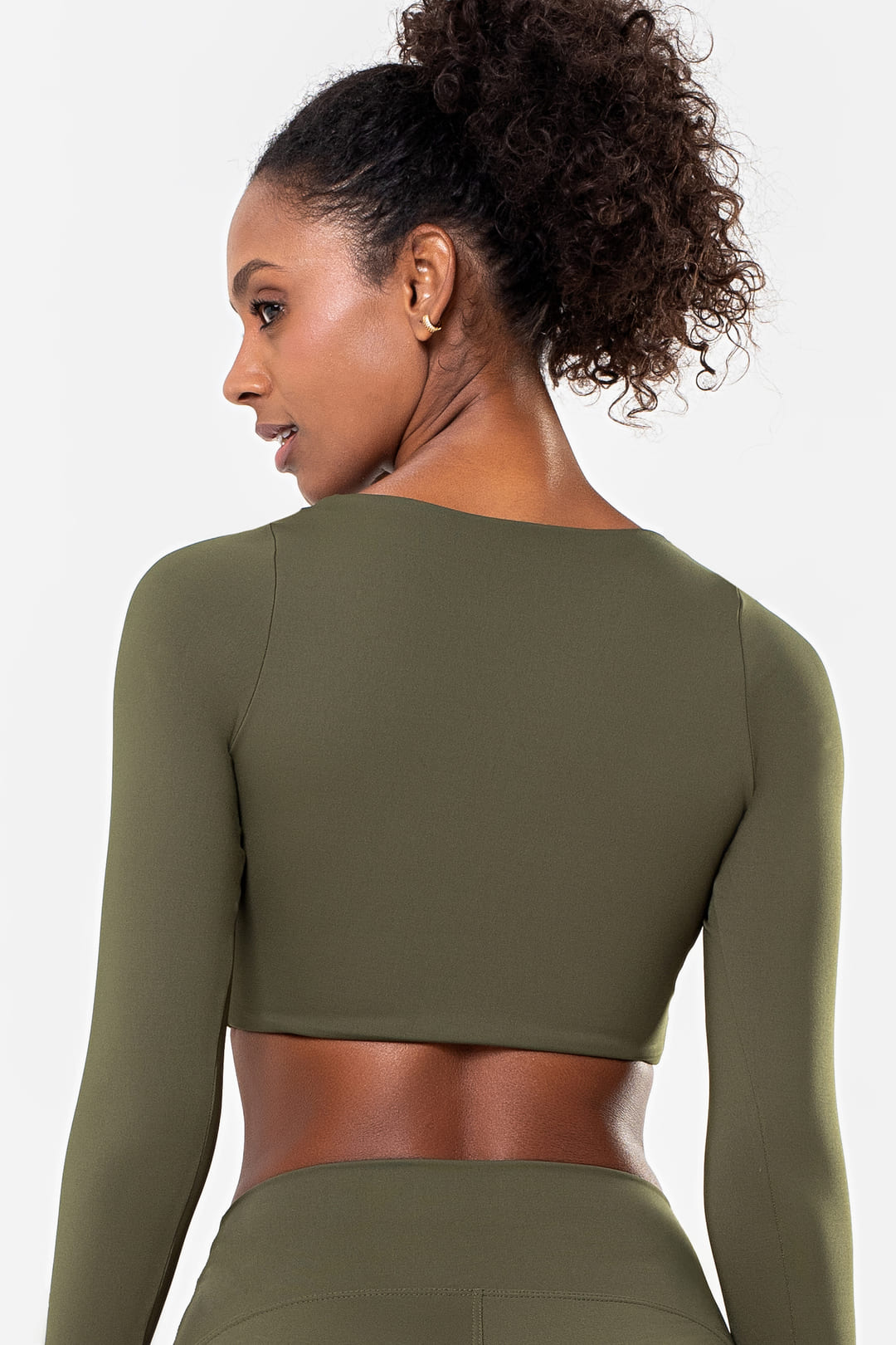 Cropped Lótus Verde Exército — foto 2