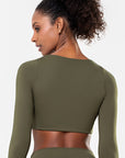 Cropped Lótus Verde Exército — foto 2