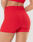 Shorts Lótus 2.0  Vermelho Scarlet Canelado — foto 2