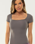 Blusa Hibisco Cinza — foto 1