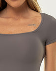 Blusa Hibisco Cinza — foto 3