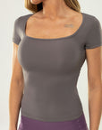 Blusa Hibisco Cinza — foto 5