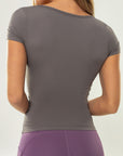 Blusa Hibisco Cinza — foto 7