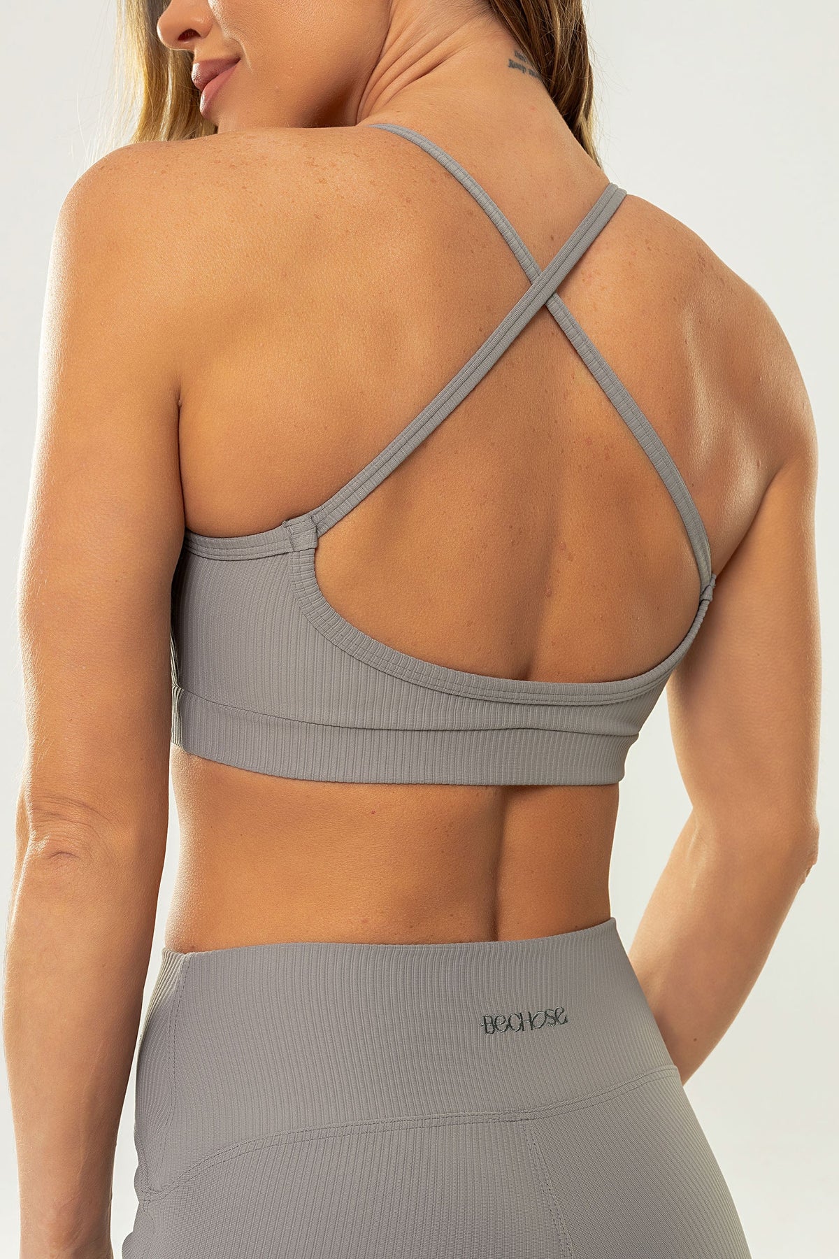 Legging Lótus Cinza Canelado — foto 6
