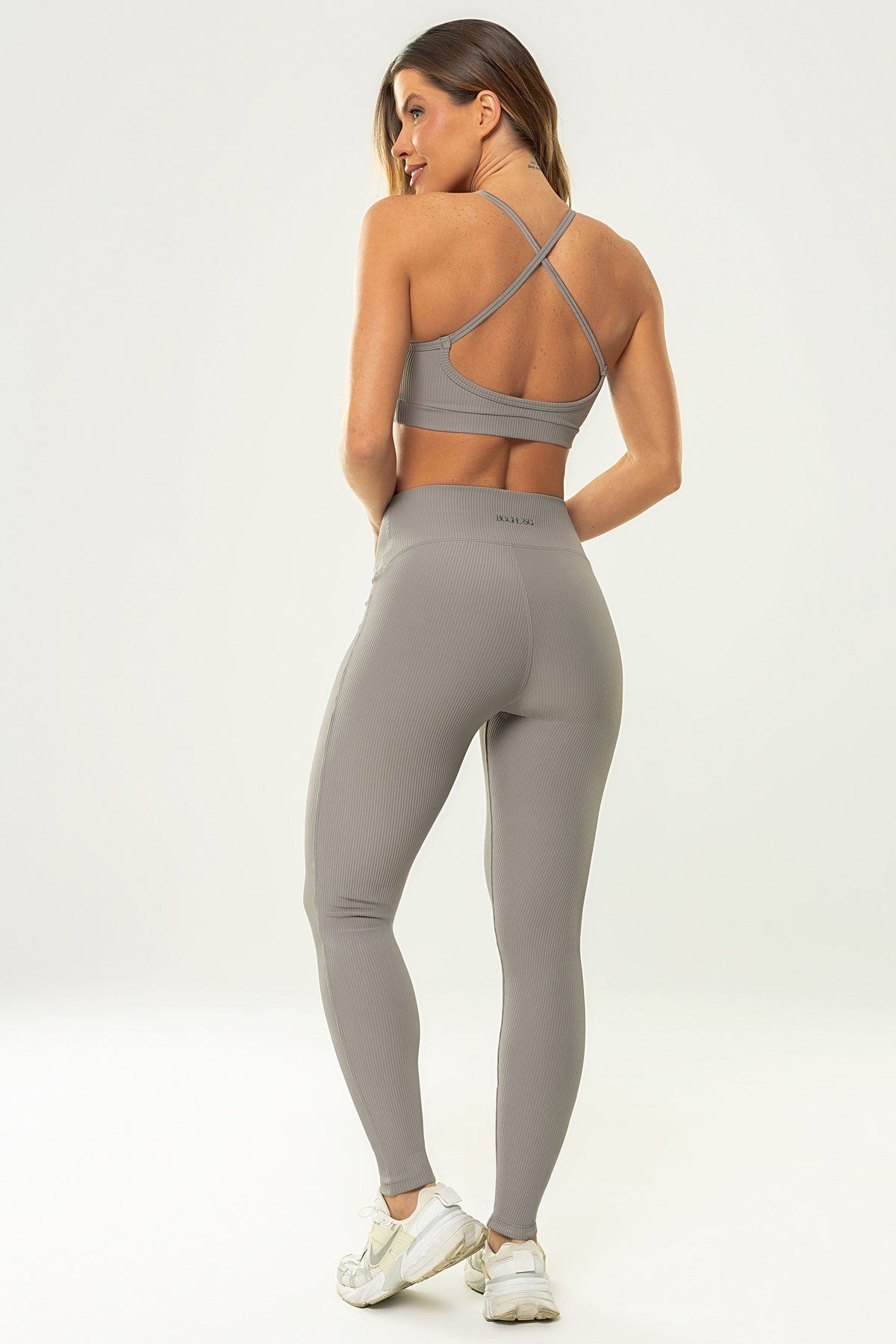 Legging Lótus Cinza Canelado — foto 8