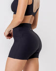 Shorts Lotus Preto Canelado — foto 2