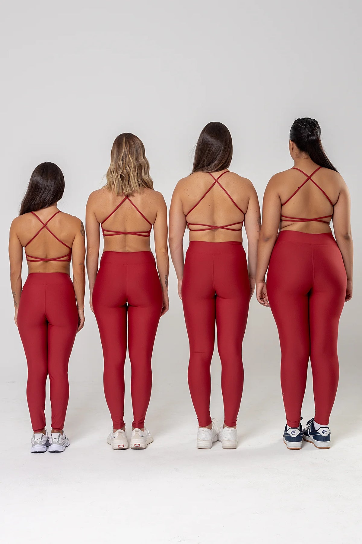 Legging Perpétua 4" Red Dark — foto 8