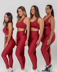 Legging Perpétua 6" Red Dark — foto 7