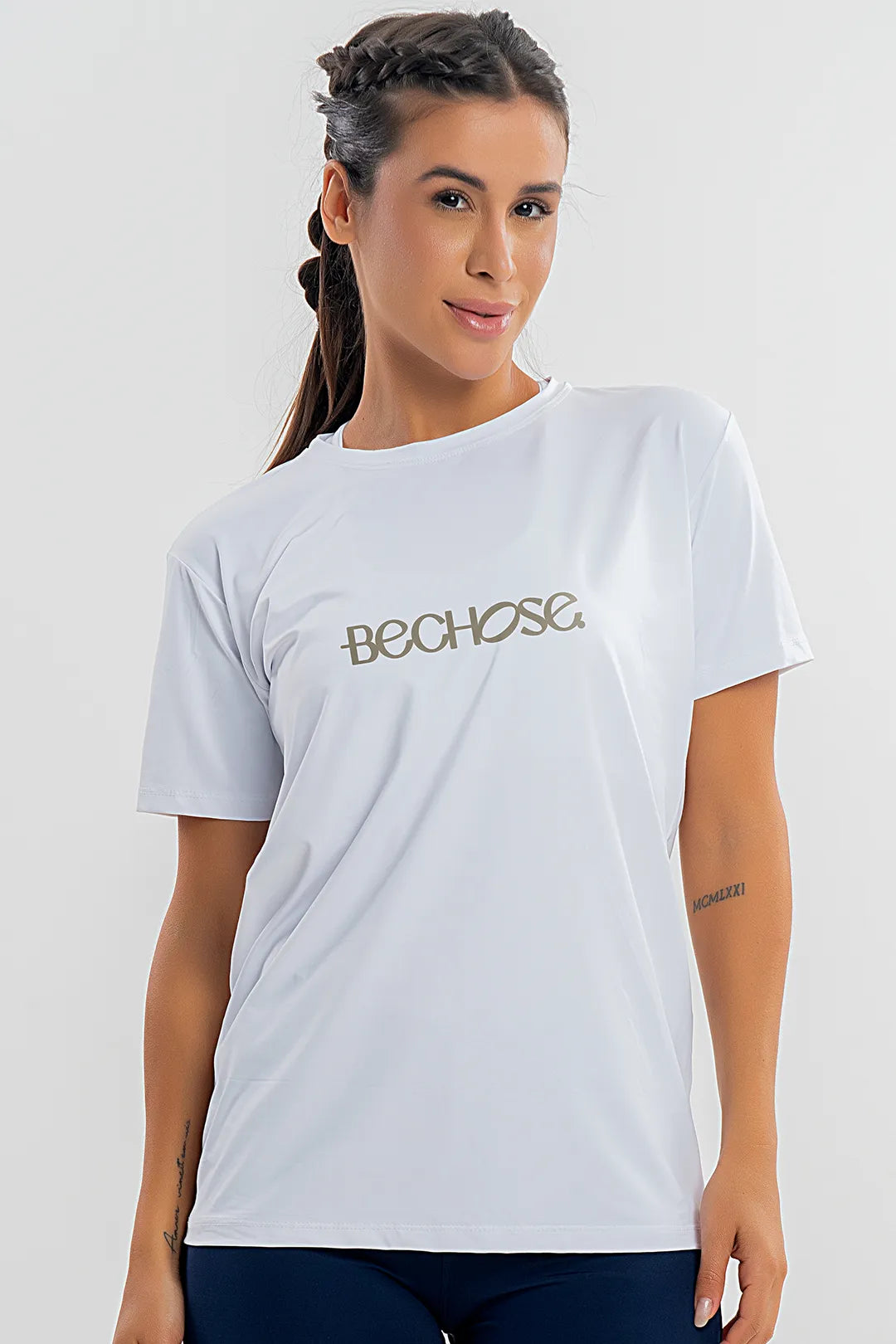 Camiseta Feminina Bchose Branco — foto 1