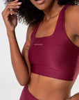 Top Lótus Bordô Glow — foto 4