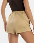 Shorts Dália Marfim Acetinado — foto 2