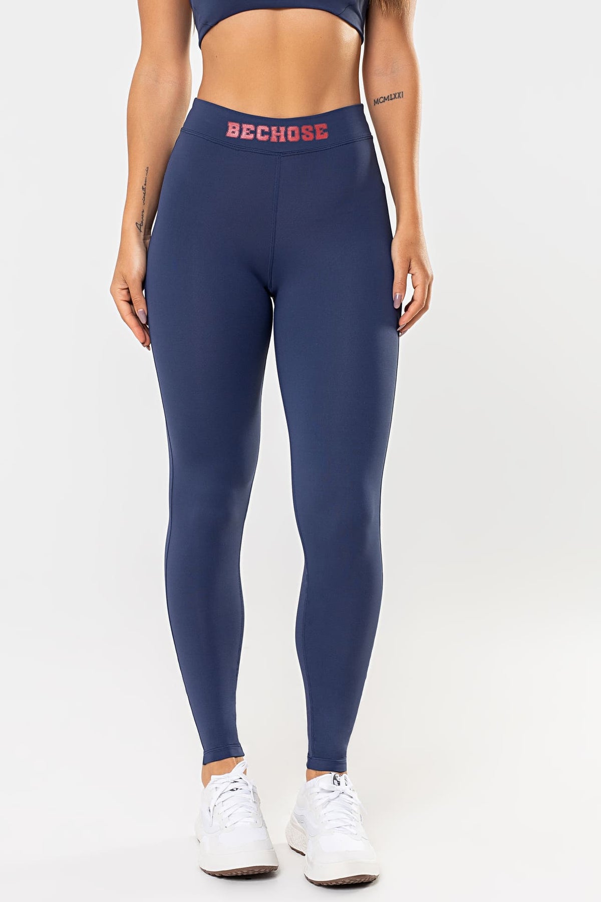 Legging Peônia Azul College — foto 1