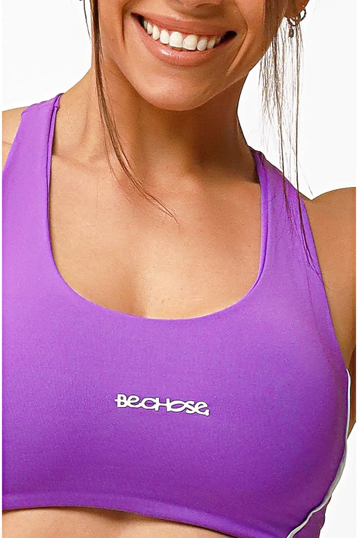 Top Aurora Violeta / Branco — foto 3