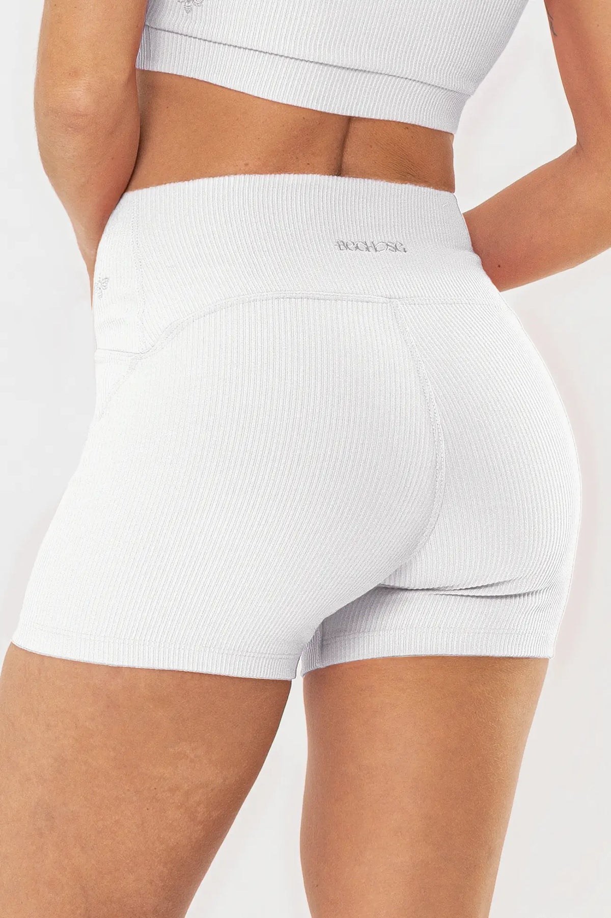 Shorts Lótus 2.0 Branco Canelado — foto 2