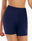 Shorts Peônia Azul Marinho / Rosa Sorvete — foto 4