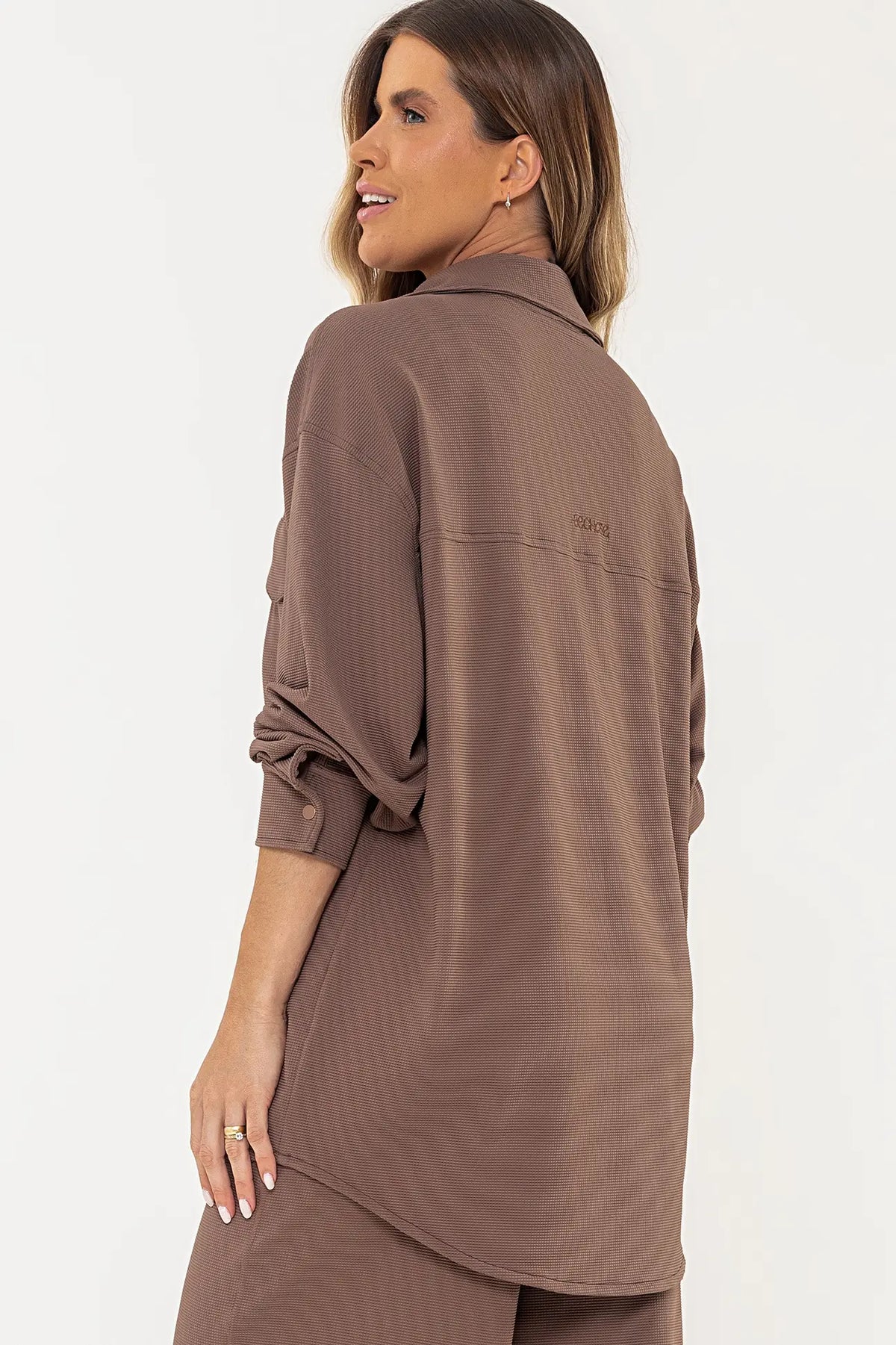 Camisa Violeta Marrom — foto 5
