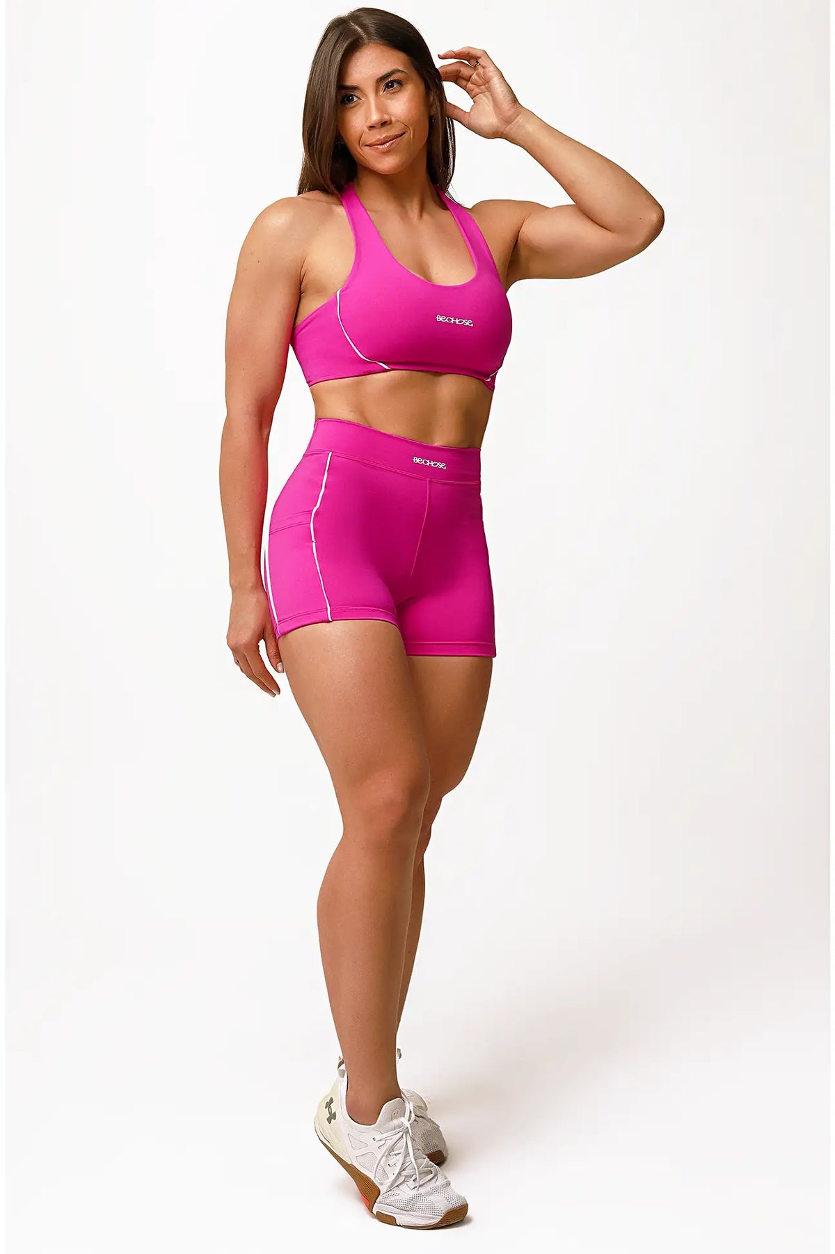 Top Aurora Pink / branco — foto 5