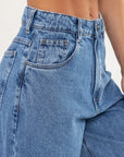 Calça Barrel Abelha Jeans — foto 3