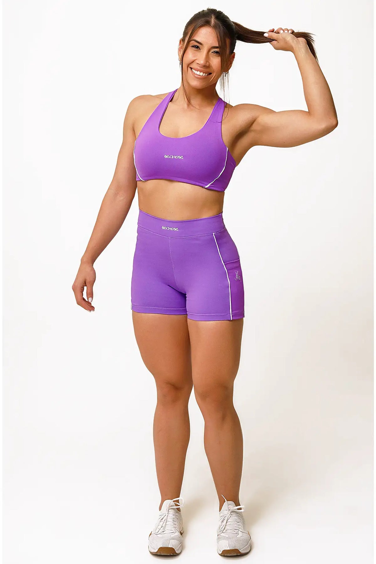 Top Aurora Violeta / Branco — foto 5