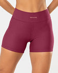 Shorts Perpétua Cranberry Canelado — foto 1