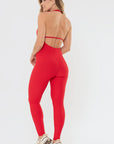 Macacão Lírio Vermelho Scarlet Canelado — foto 7